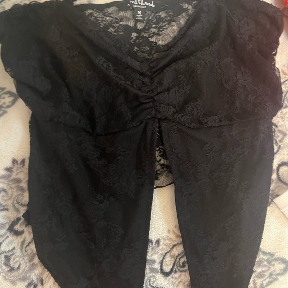 Black Lace Top